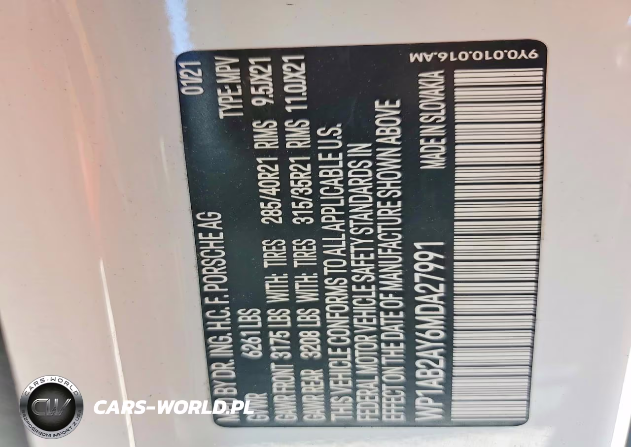 2021 Porsche Cayenne S VIN:WP1AB2AY6MDA27991 - 13