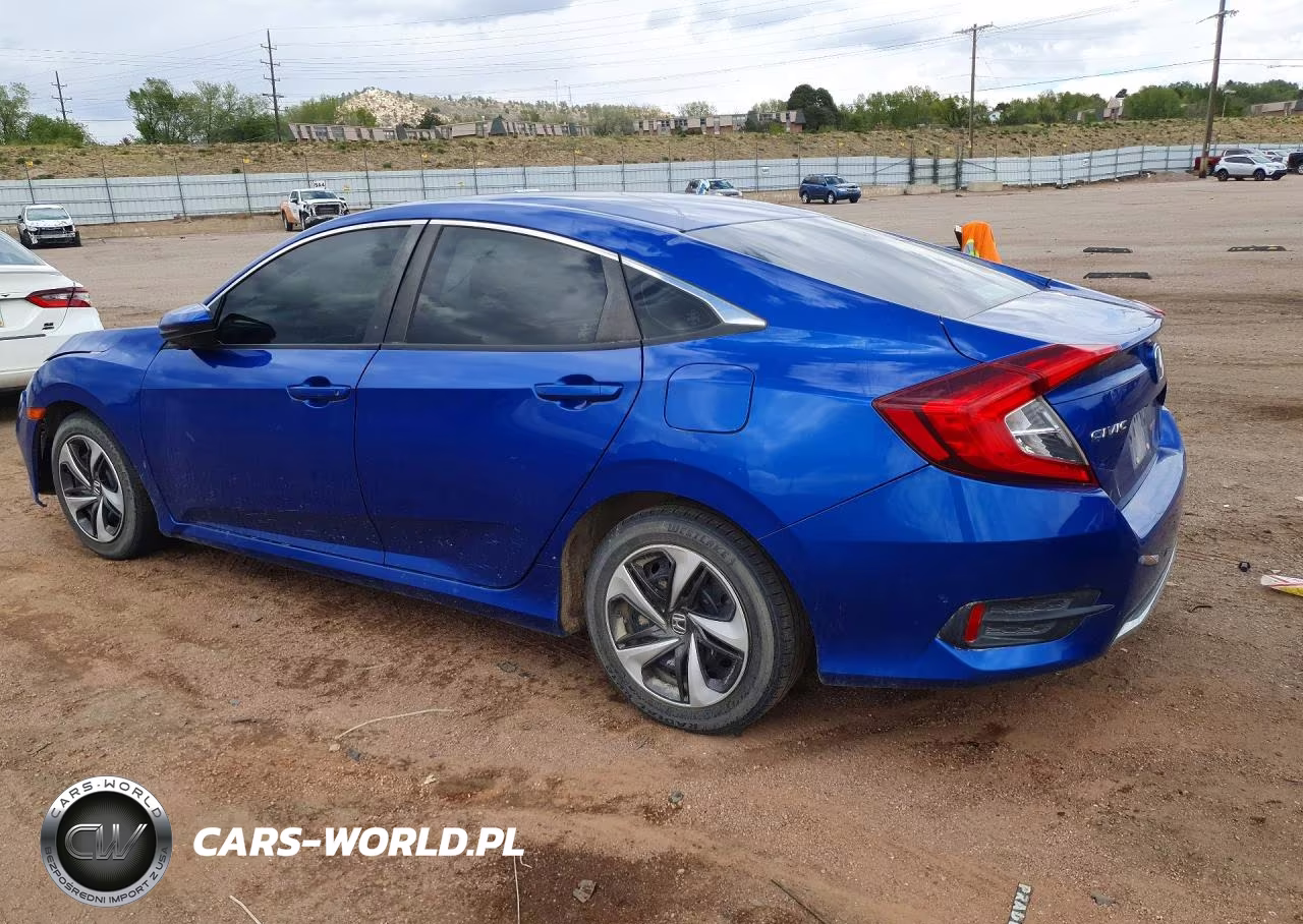 2019 Honda Civic Lx VIN:19XFC2F63KE200485 - 2