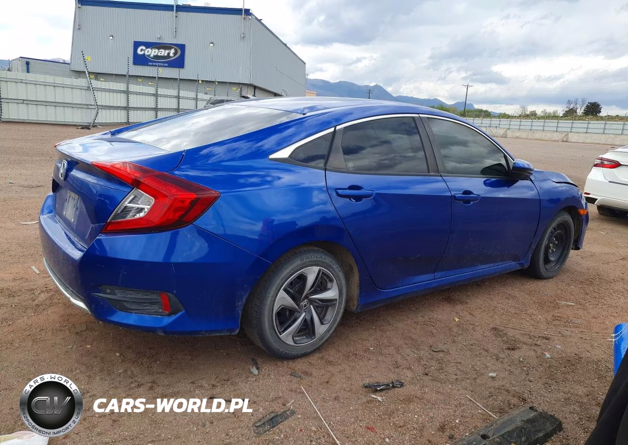 2019 Honda Civic Lx VIN:19XFC2F63KE200485 - 3