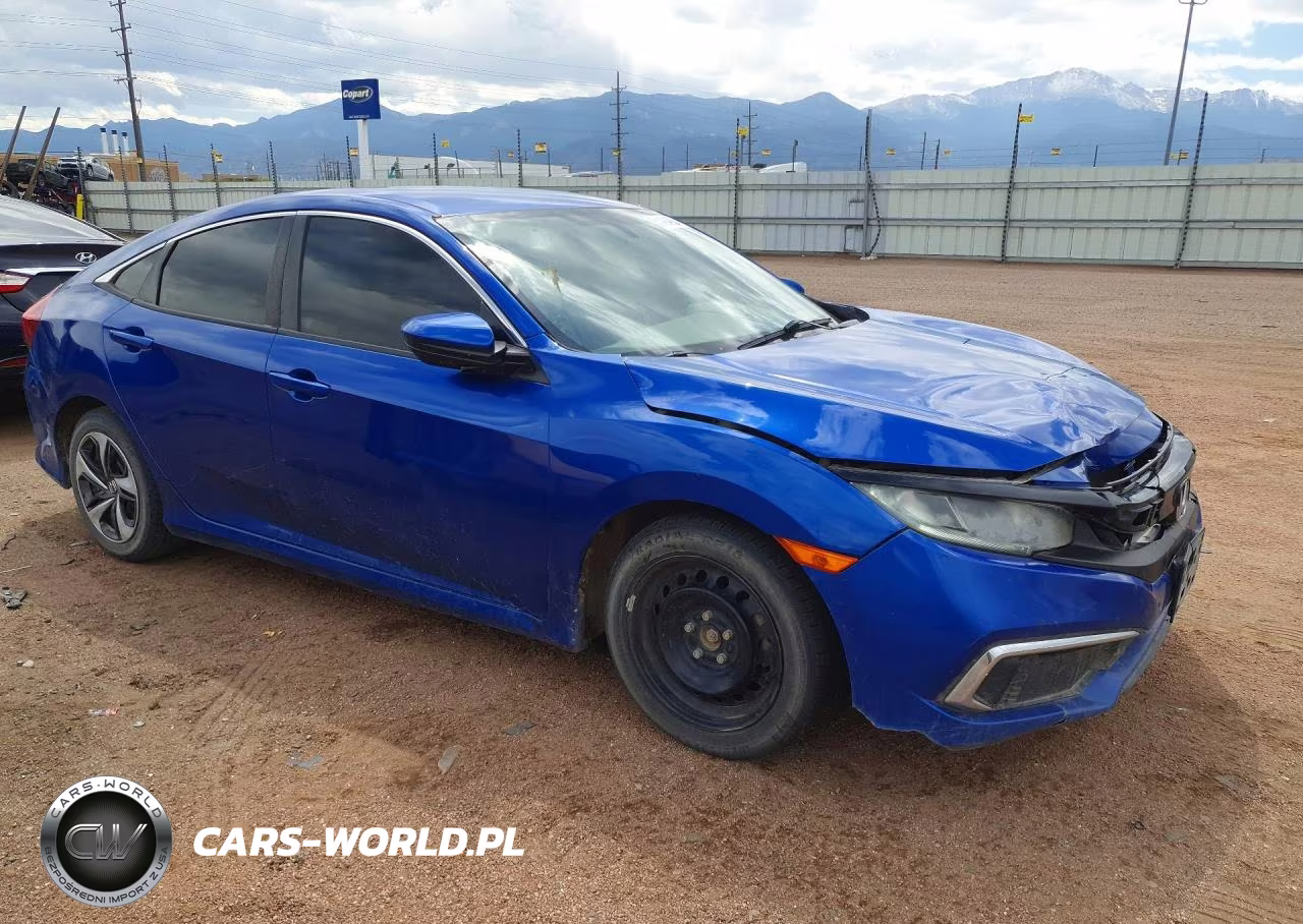 2019 Honda Civic Lx VIN:19XFC2F63KE200485 - 4