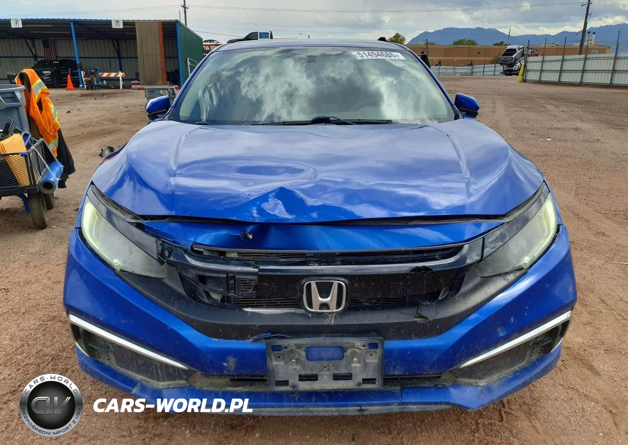 2019 Honda Civic Lx VIN:19XFC2F63KE200485 - 5