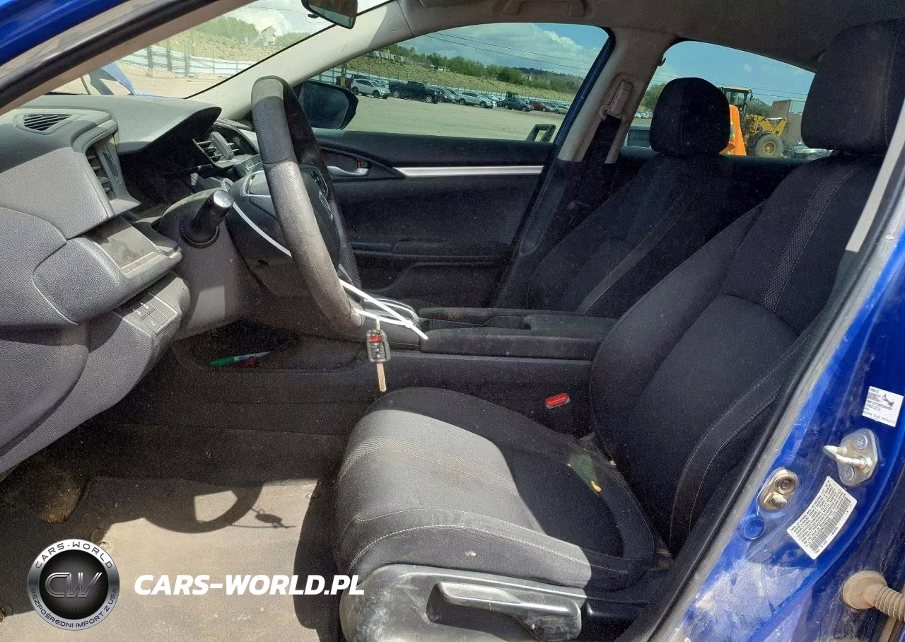 2019 Honda Civic Lx VIN:19XFC2F63KE200485 - 7