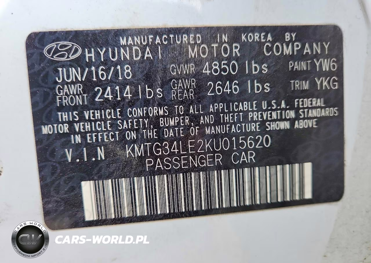 2019 Genesis G70 3.3T Advanced VIN:KMTG34LE2KU015620 - 12