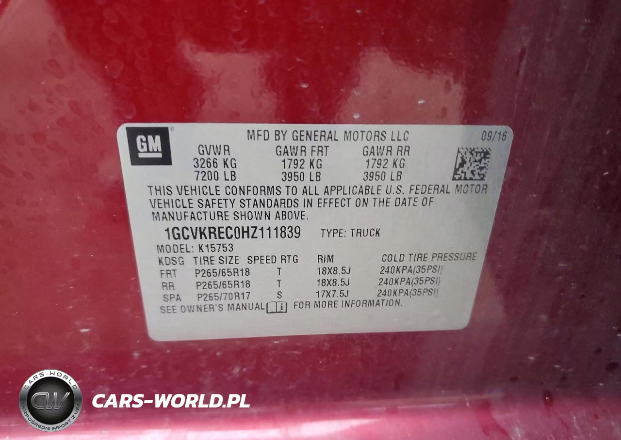 2017 Chevrolet Silverado K1500 Lt VIN:1GCVKREC0HZ111839 - 12