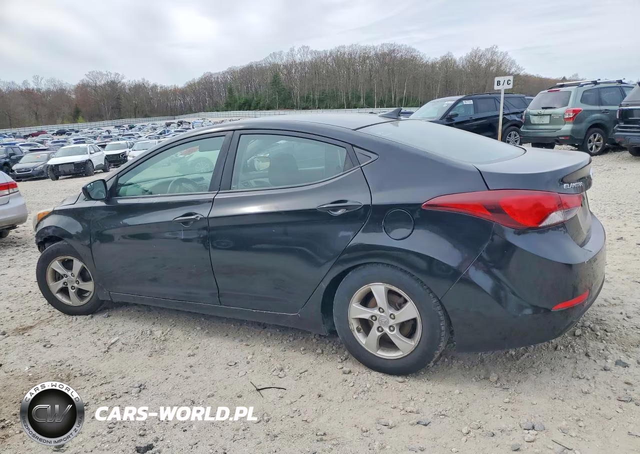 2014 Hyundai Elantra Se VIN:5NPDH4AE0EH488968 - 2