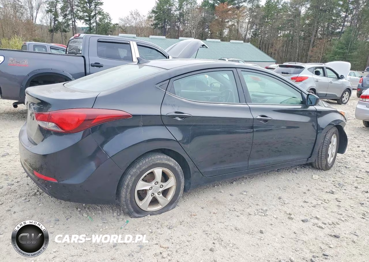 2014 Hyundai Elantra Se VIN:5NPDH4AE0EH488968 - 3