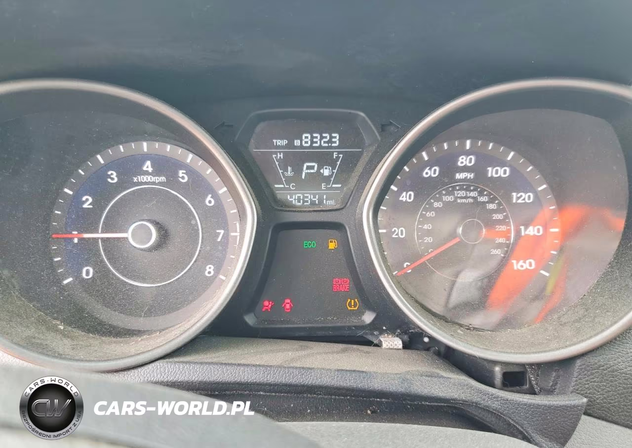 2014 Hyundai Elantra Se VIN:5NPDH4AE0EH488968 - 9