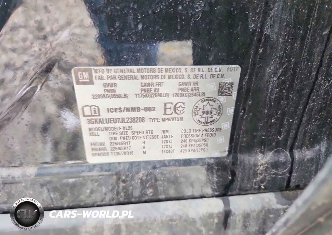 2018 GMC Terrain Sle VIN:3GKALUEU7JL238208 - 13