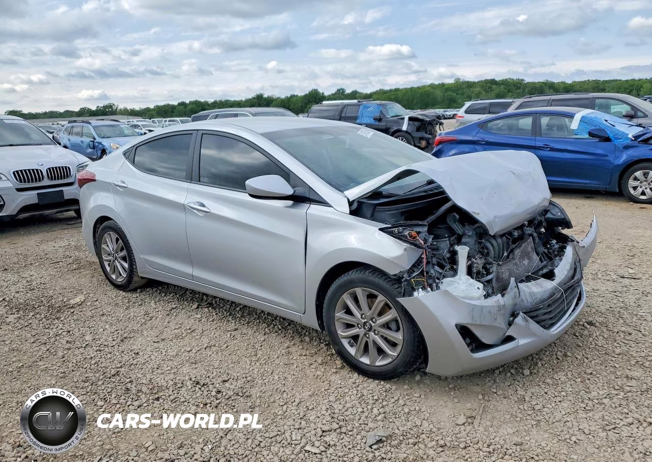 2014 Hyundai Elantra Se VIN:5NPDH4AE7EH515597 - 4