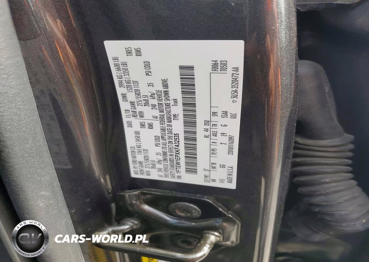 2019 Ford F150 Supercrew VIN:1FTEW1EPXKFA32535 - 12