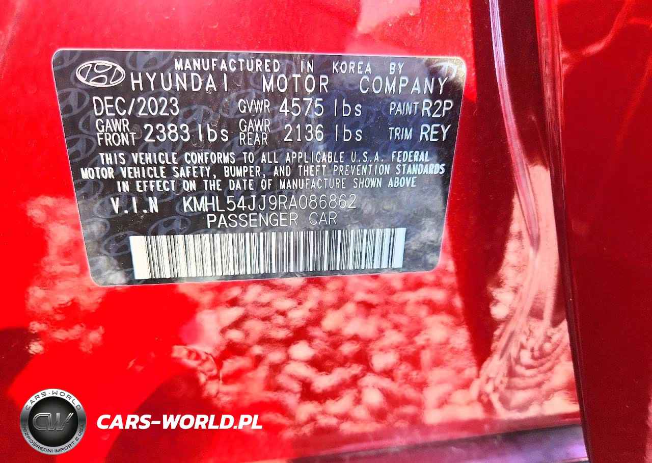 2024 Hyundai Sonata Hybrid Limited VIN:KMHL54JJ9RA086862 - 12