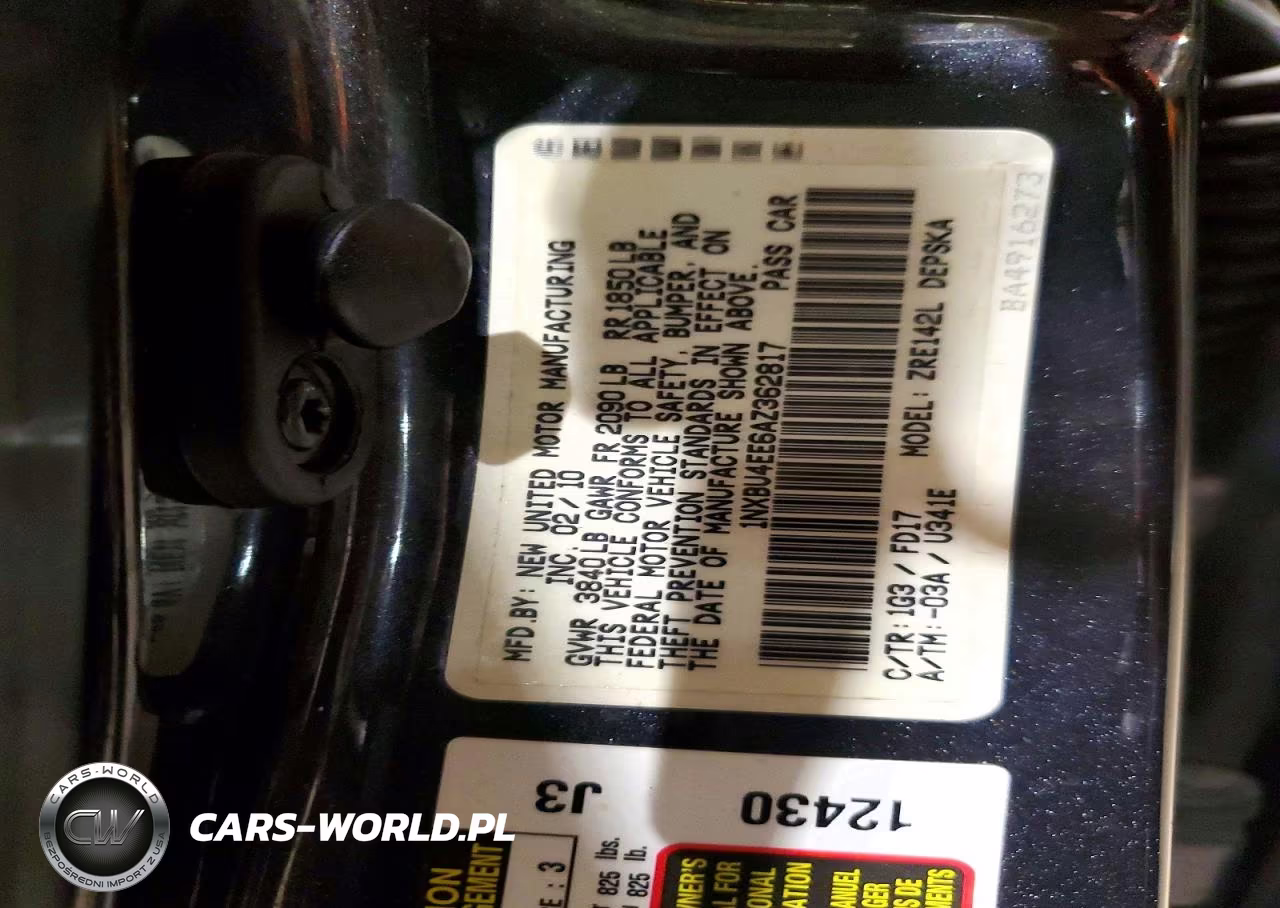 2010 Toyota Corolla S VIN:1NXBU4EE6AZ362817 - 12