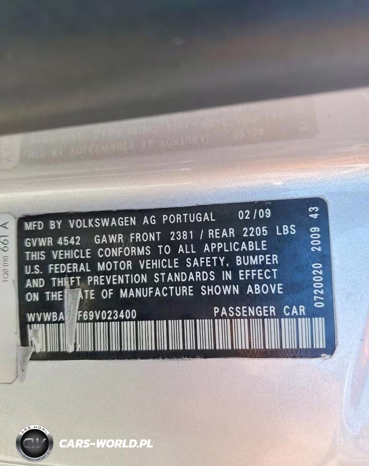 2009 Volkswagen Eos Turbo VIN:WVWBA71F69V023400 - 12