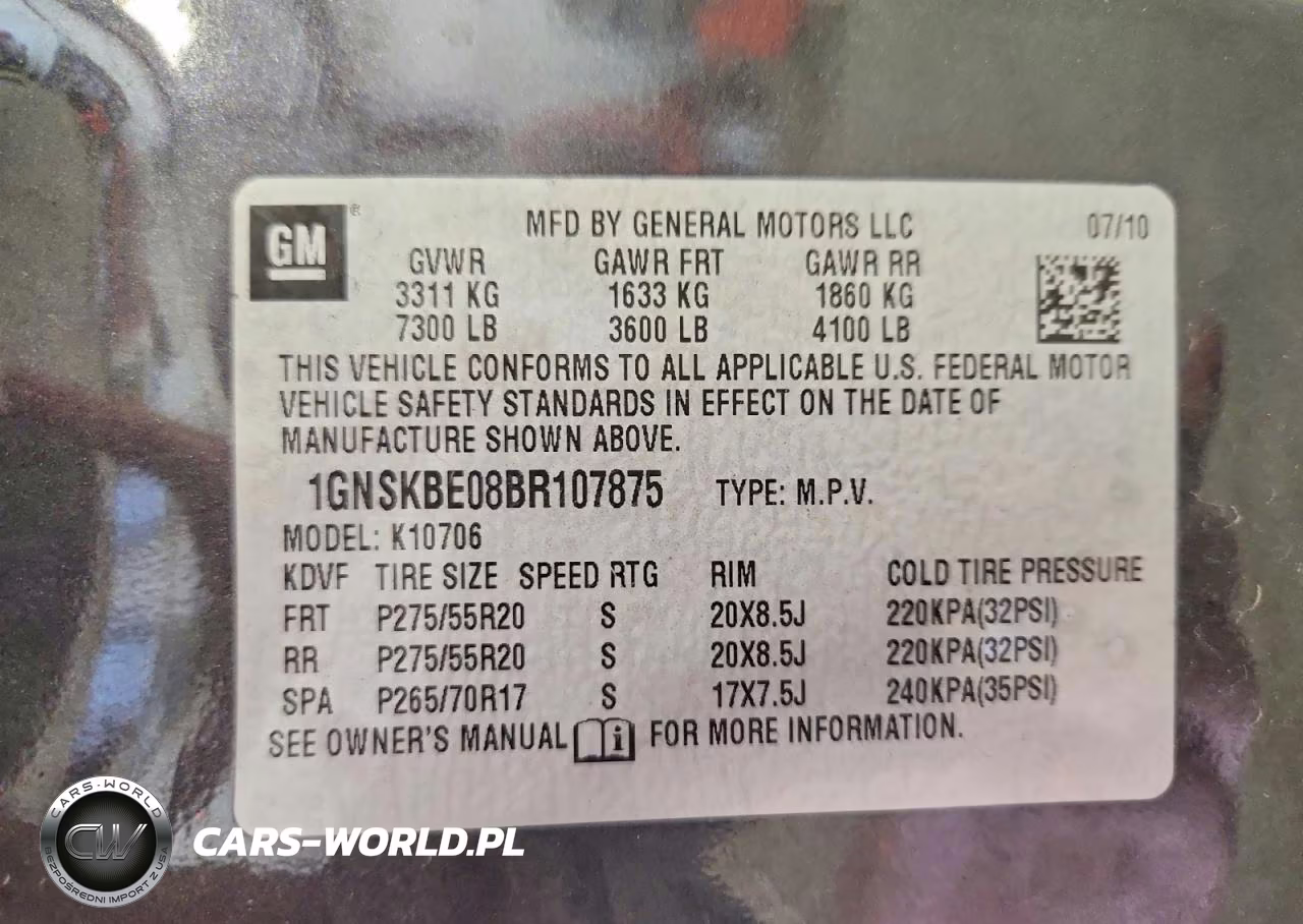 2011 Chevrolet Tahoe K1500 Lt VIN:1GNSKBE08BR107875 - 14