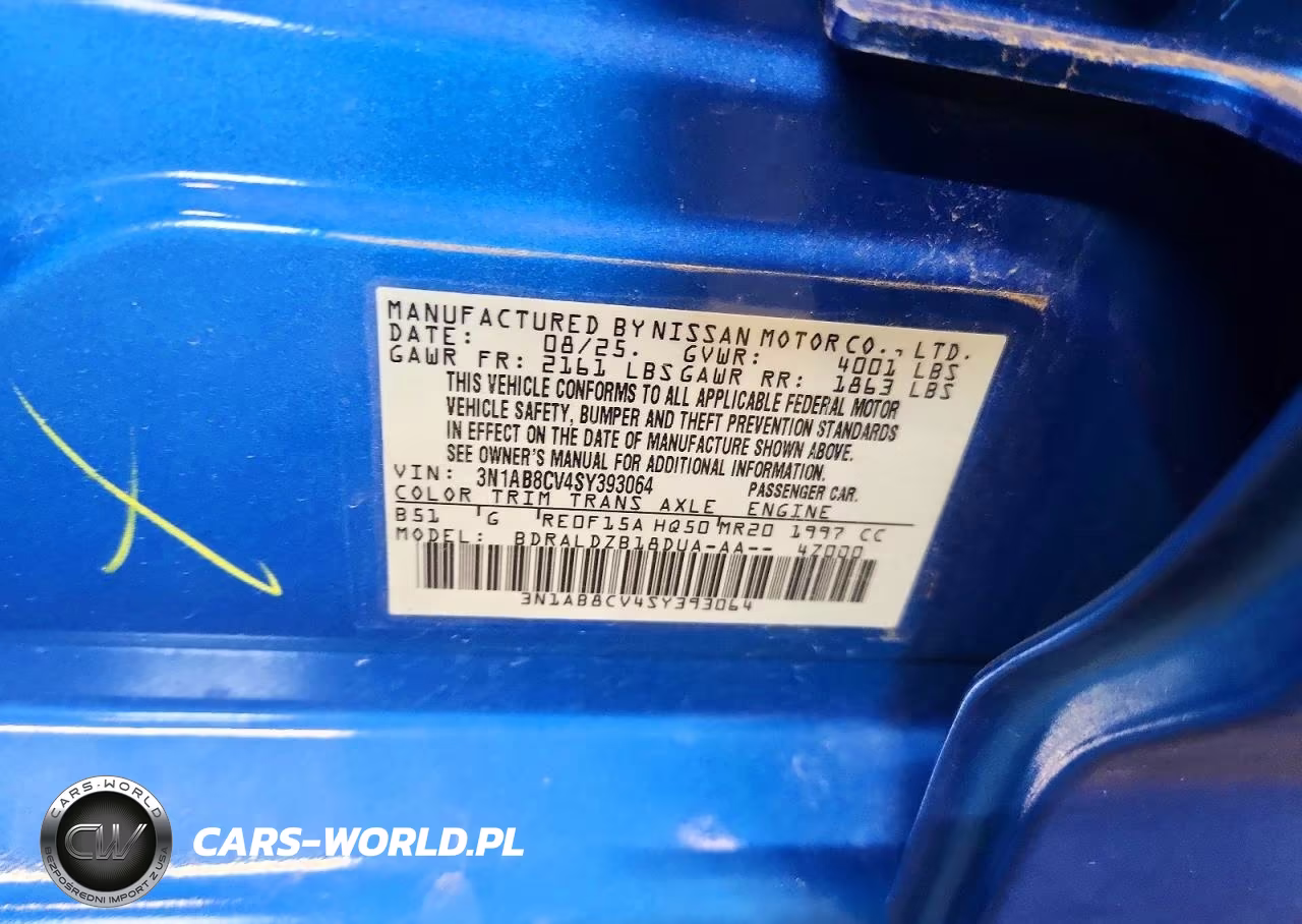 2025 Nissan Sentra Sv VIN:3N1AB8CV4SY393064 - 12