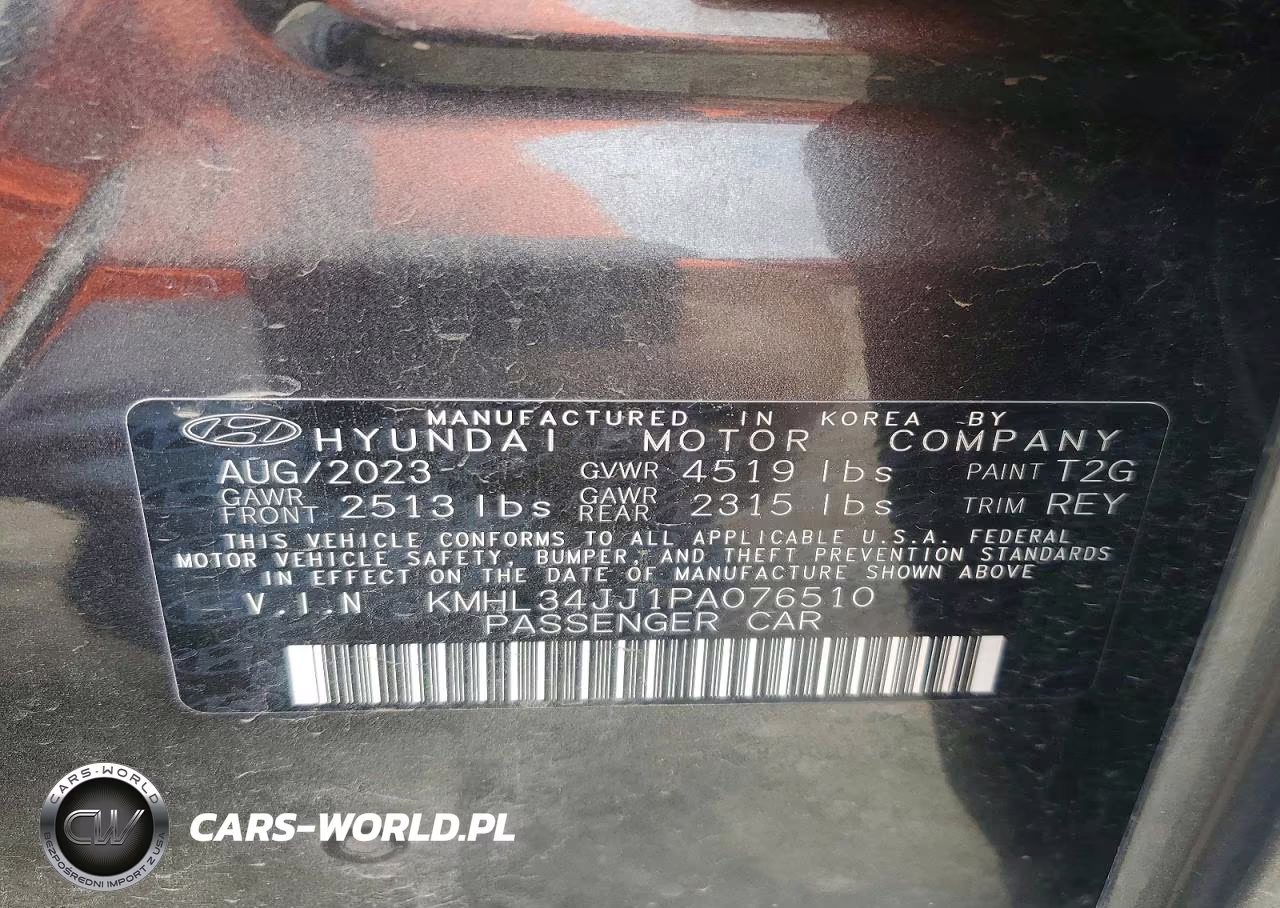 2023 Hyundai Sonata Hybrid Sel VIN:KMHL34JJ1PA076510 - 12