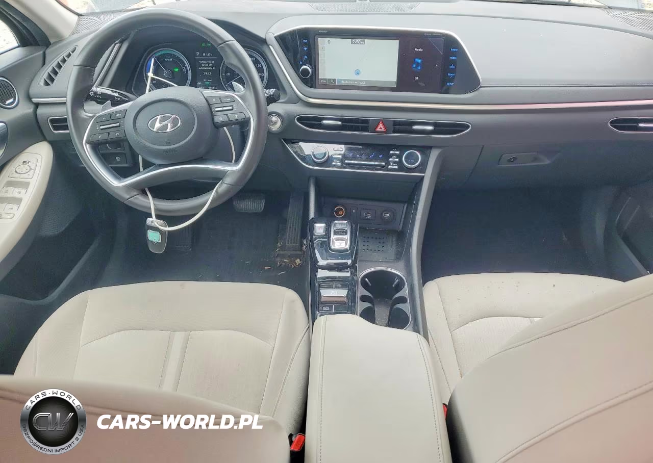 2023 Hyundai Sonata Hybrid Sel VIN:KMHL34JJ1PA076510 - 8