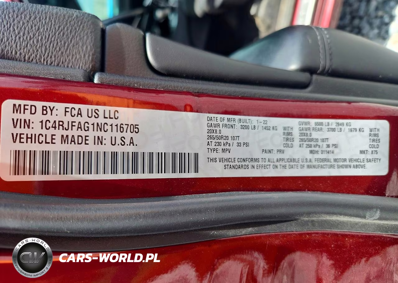 2022 Jeep Grand Cherokee Laredo E VIN:1C4RJFAG1NC116705 - 13
