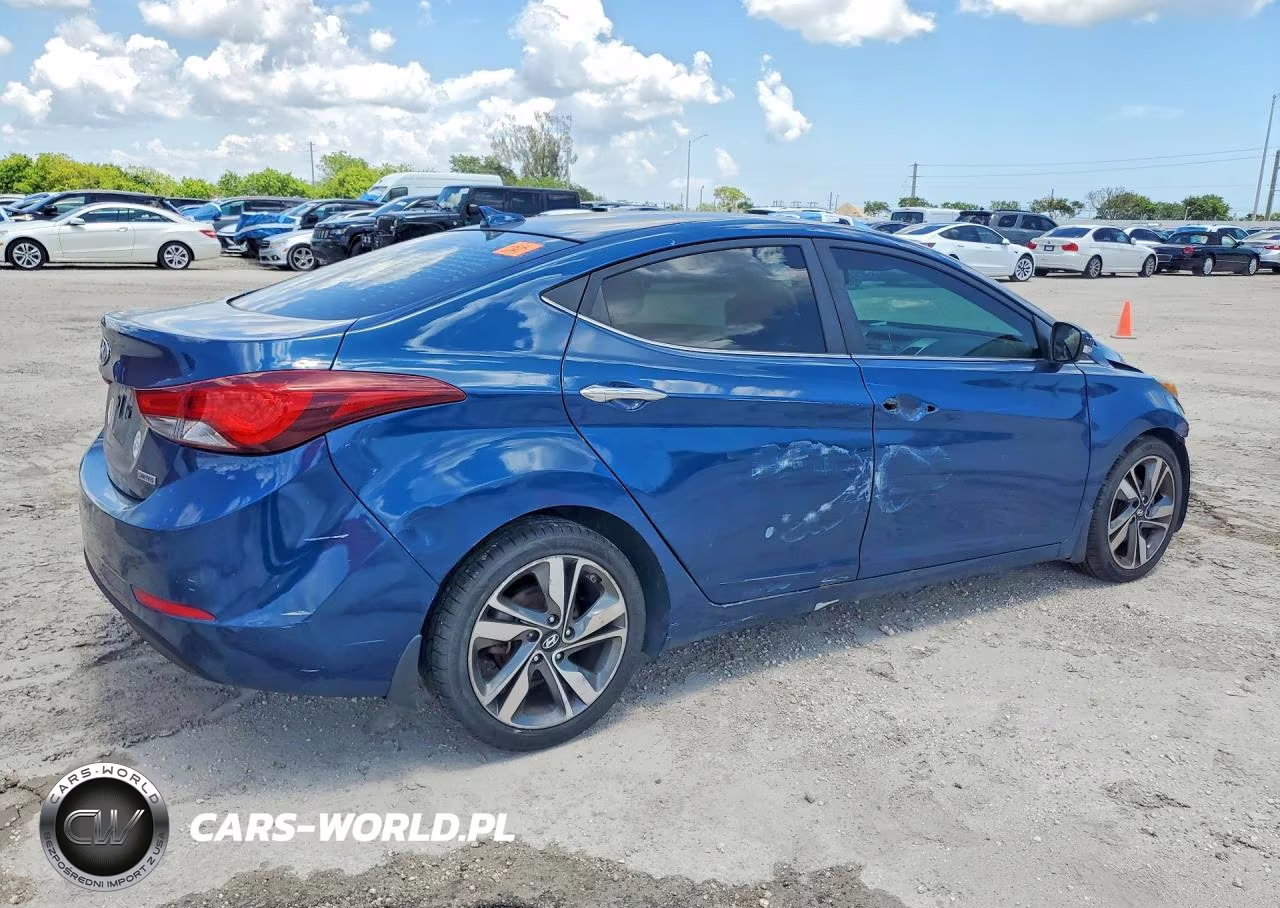2014 Hyundai Elantra Limited VIN:KMHDH4AE5EU094805 - 3