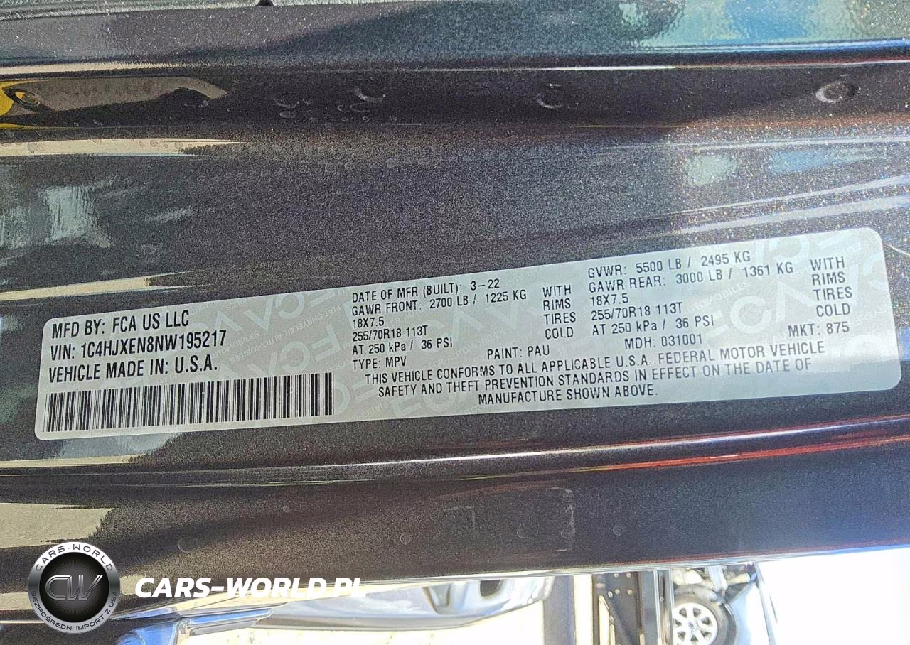 2022 Jeep Wrangler Unlimited Sahara VIN:1C4HJXEN8NW195217 - 12
