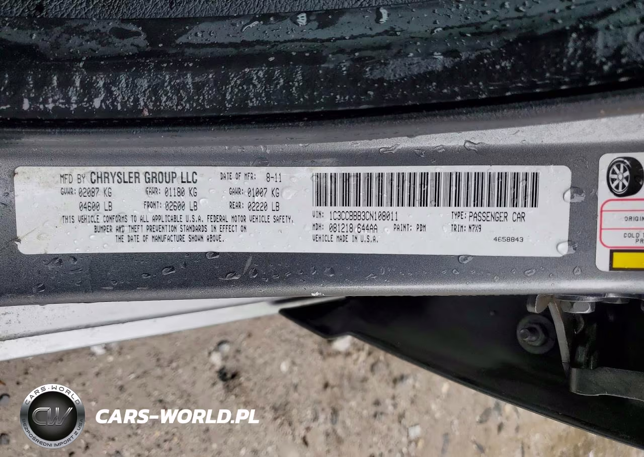 2012 Chrysler 200 Touring VIN:1C3CCBBB3CN108011 - 12