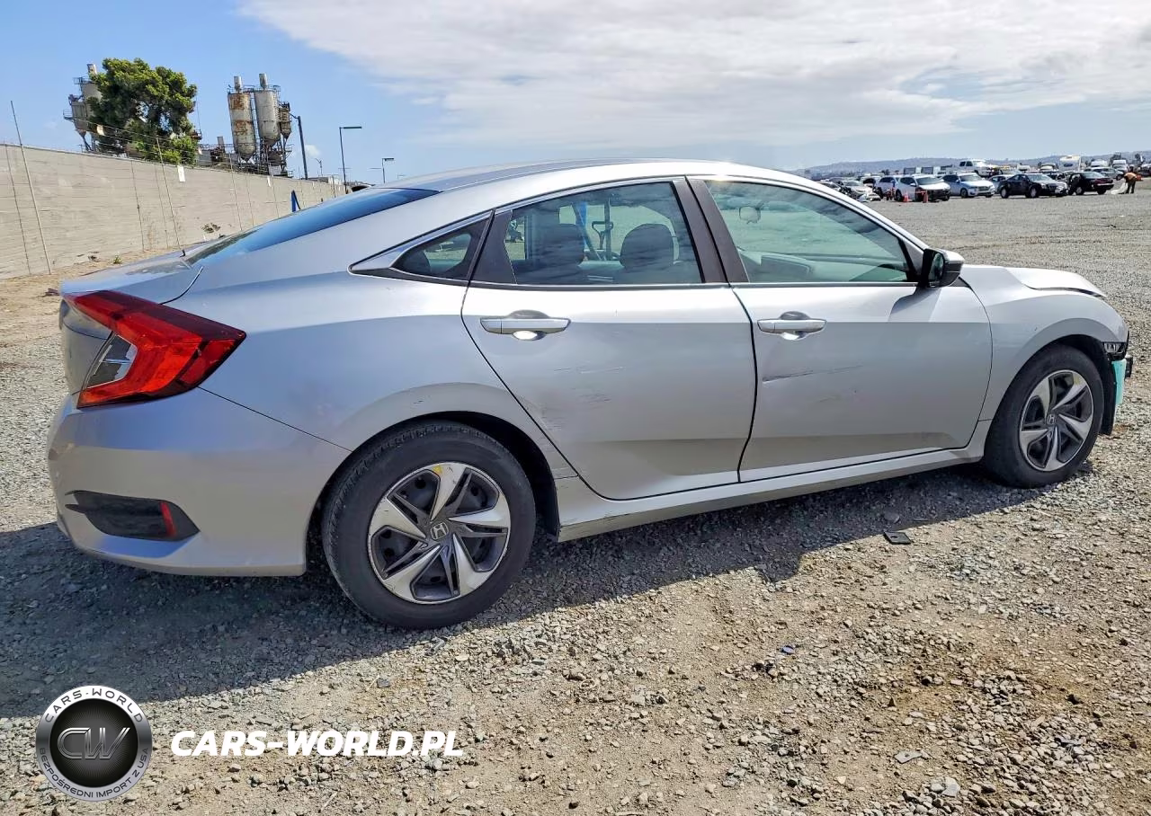 2020 Honda Civic Lx VIN:19XFC2F66LE207772 - 3