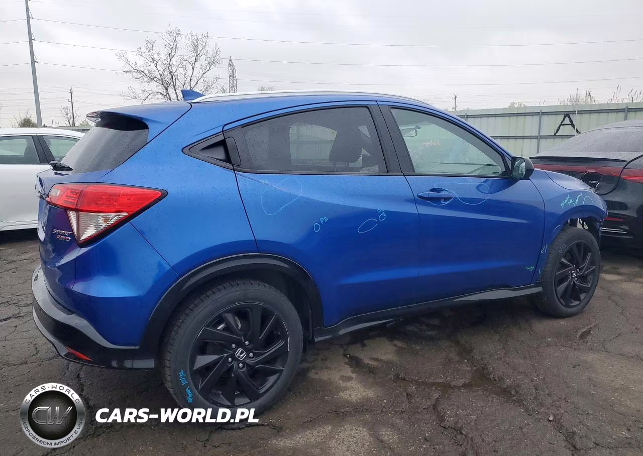 2021 Honda Hr-V Sport VIN:3CZRU6H1XMM734198 - 3