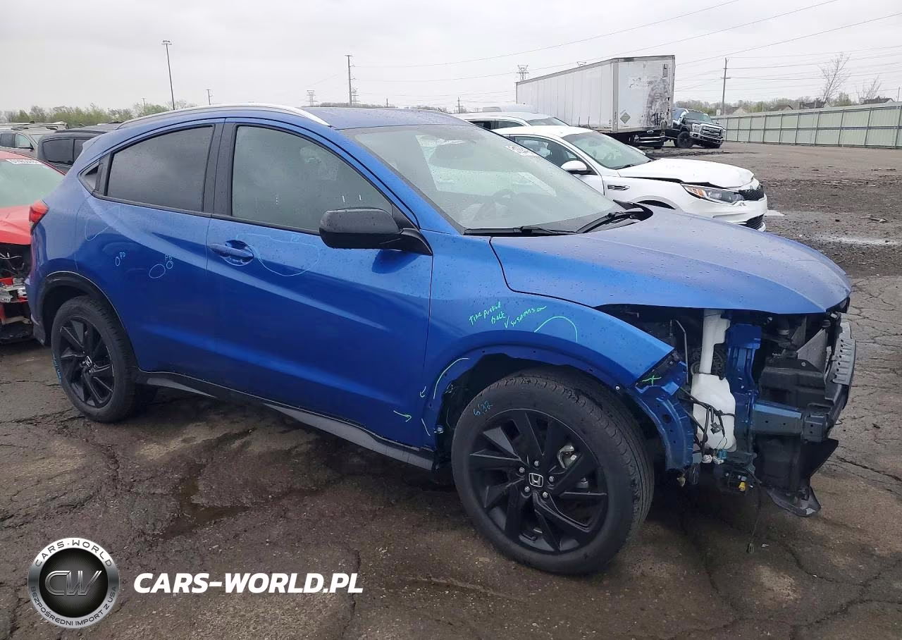 2021 Honda Hr-V Sport VIN:3CZRU6H1XMM734198 - 4
