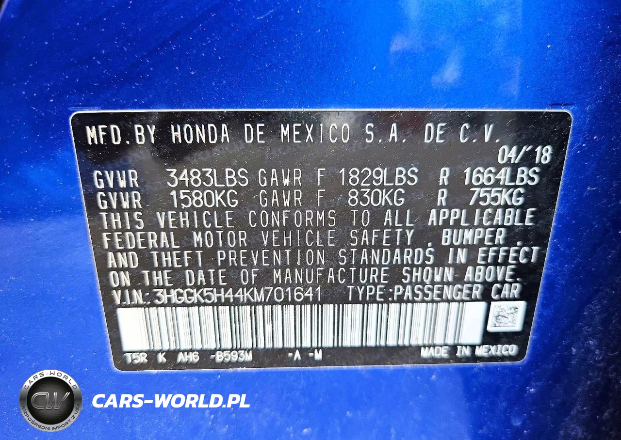 2019 Honda Fit Lx VIN:3HGGK5H44KM701641 - 12