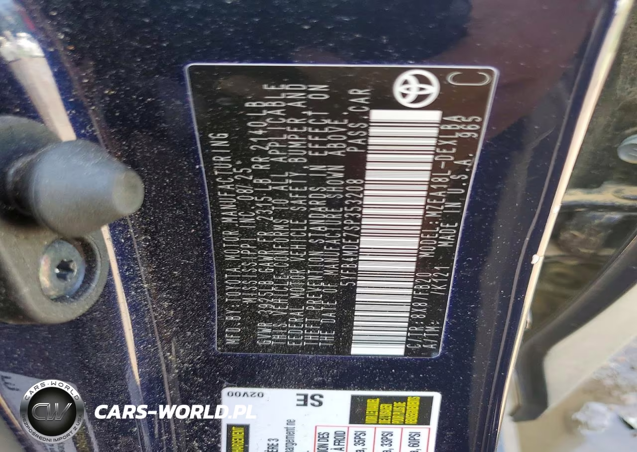 2025 Toyota Corolla Le VIN:5YFB4MDE7SP353208 - 13