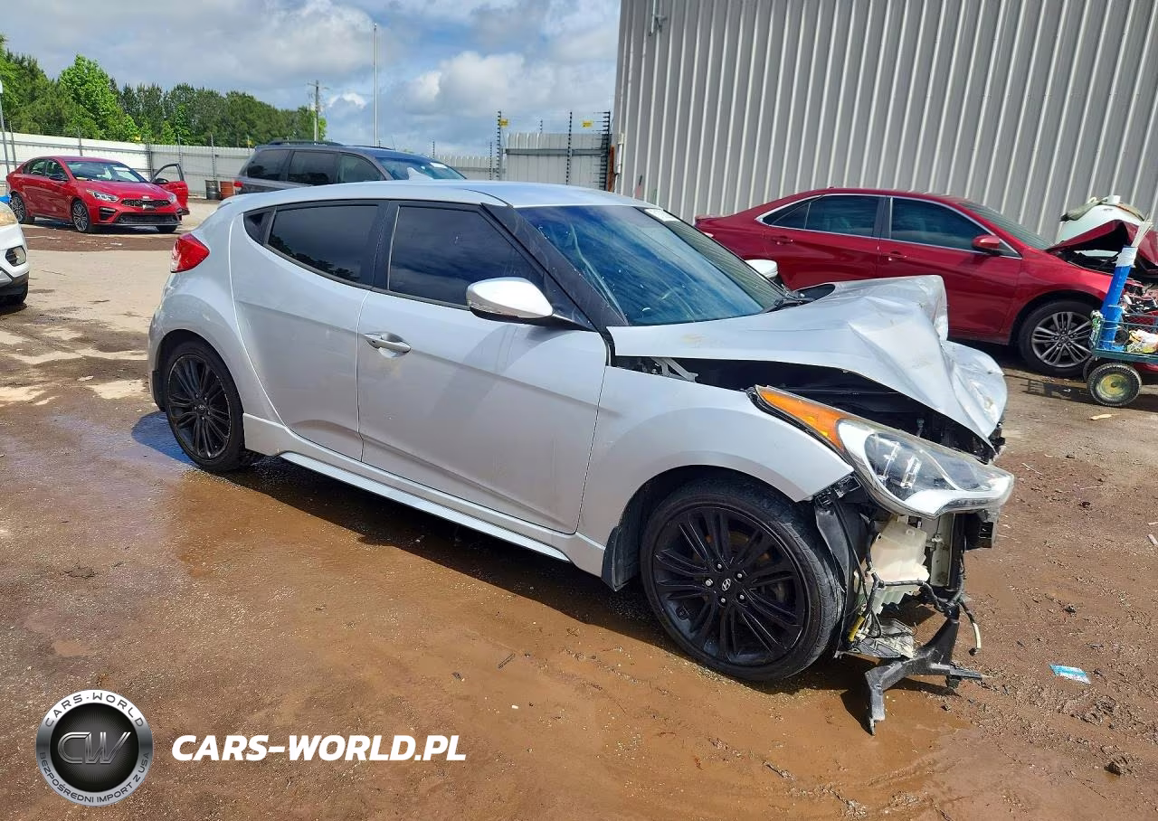 2016 Hyundai Veloster Turbo VIN:KMHTC6AE0GU273732 - 4