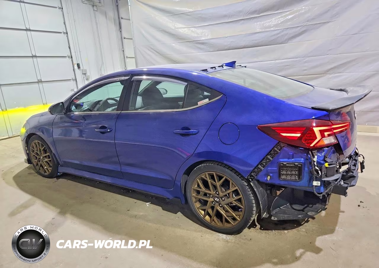 2020 Hyundai Elantra Sport VIN:KMHD04LBXLU070331 - 2