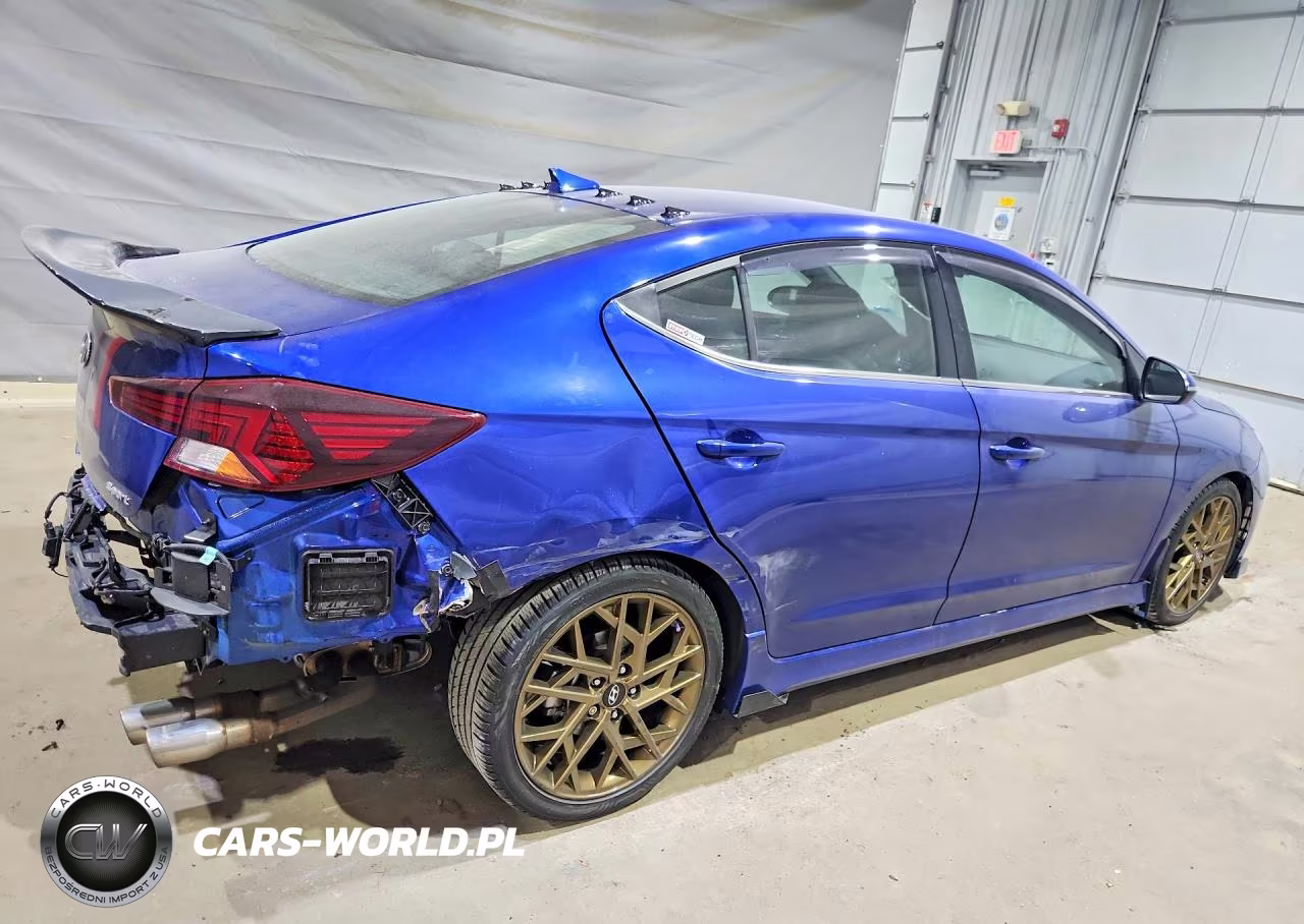 2020 Hyundai Elantra Sport VIN:KMHD04LBXLU070331 - 3