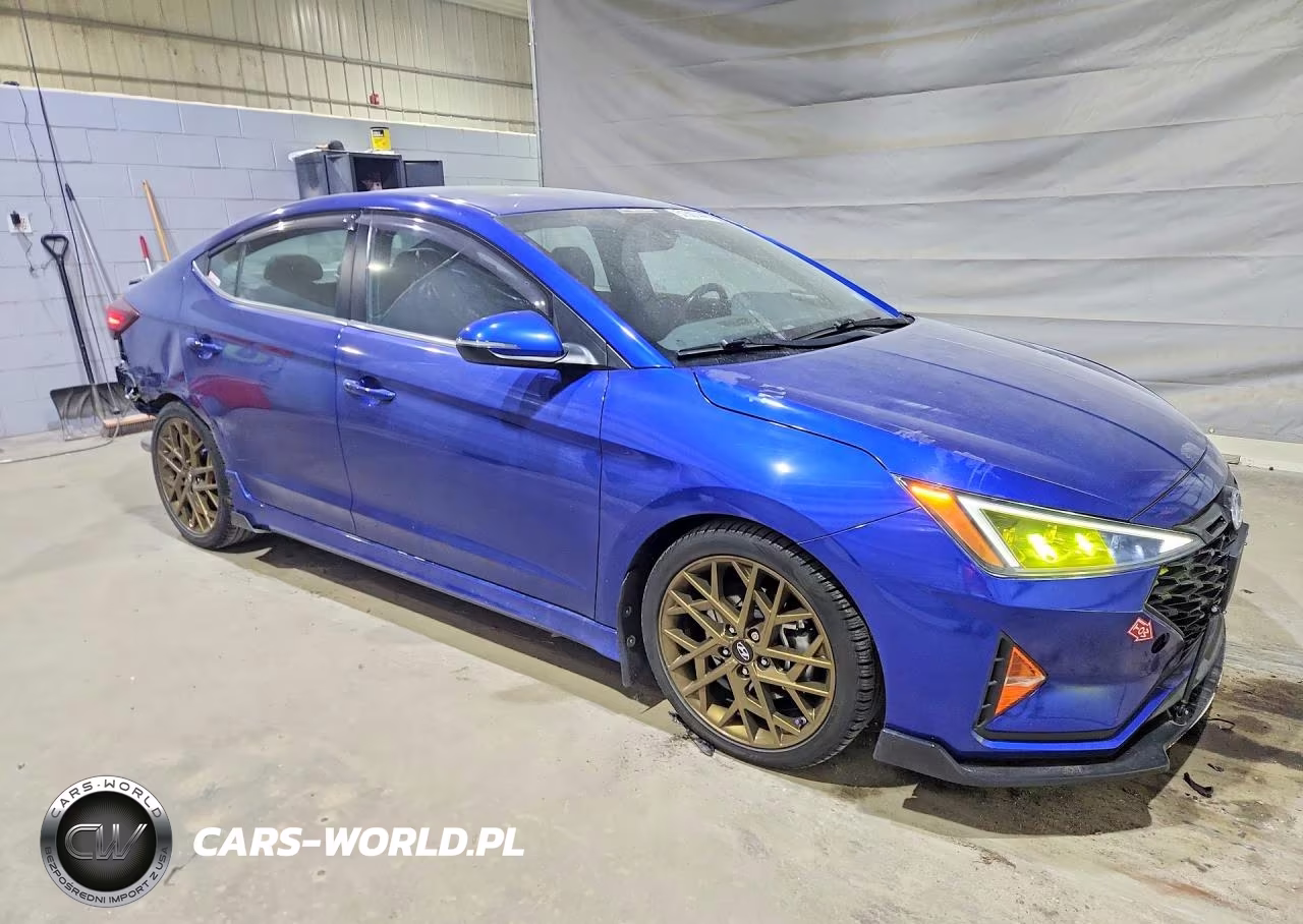 2020 Hyundai Elantra Sport VIN:KMHD04LBXLU070331 - 4