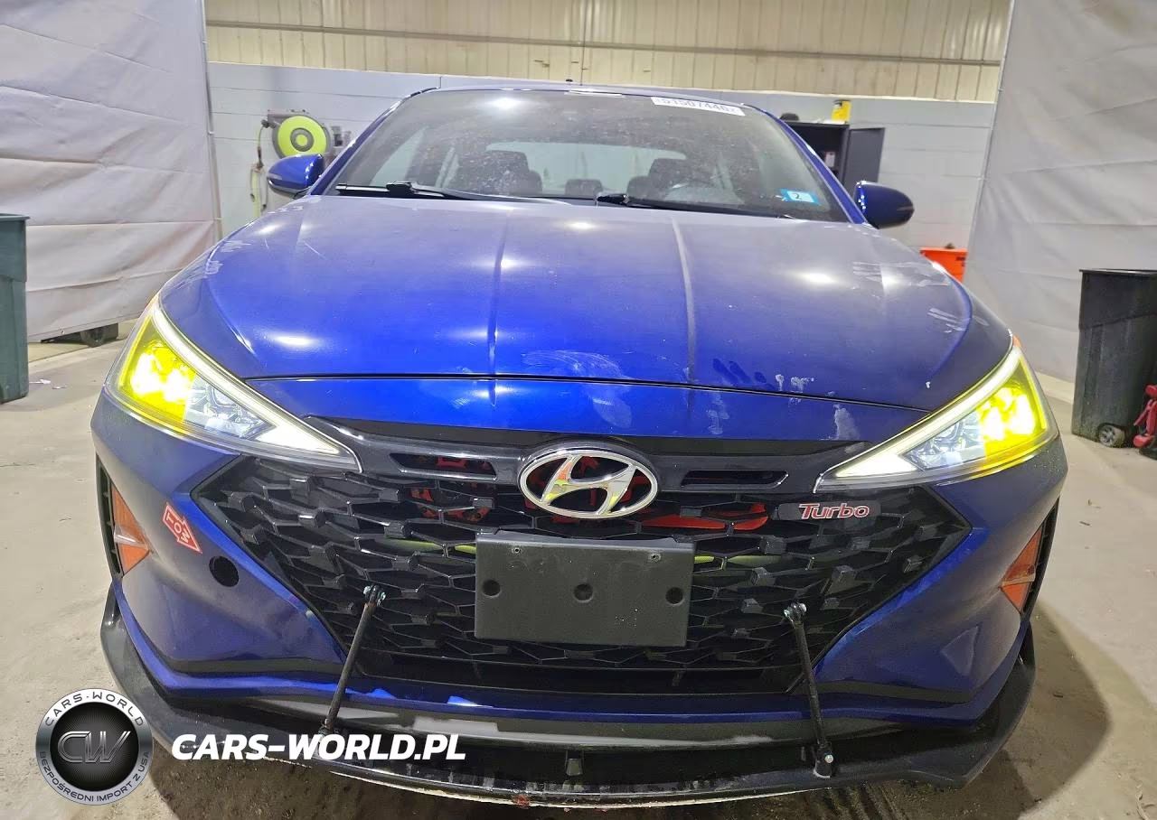 2020 Hyundai Elantra Sport VIN:KMHD04LBXLU070331 - 5