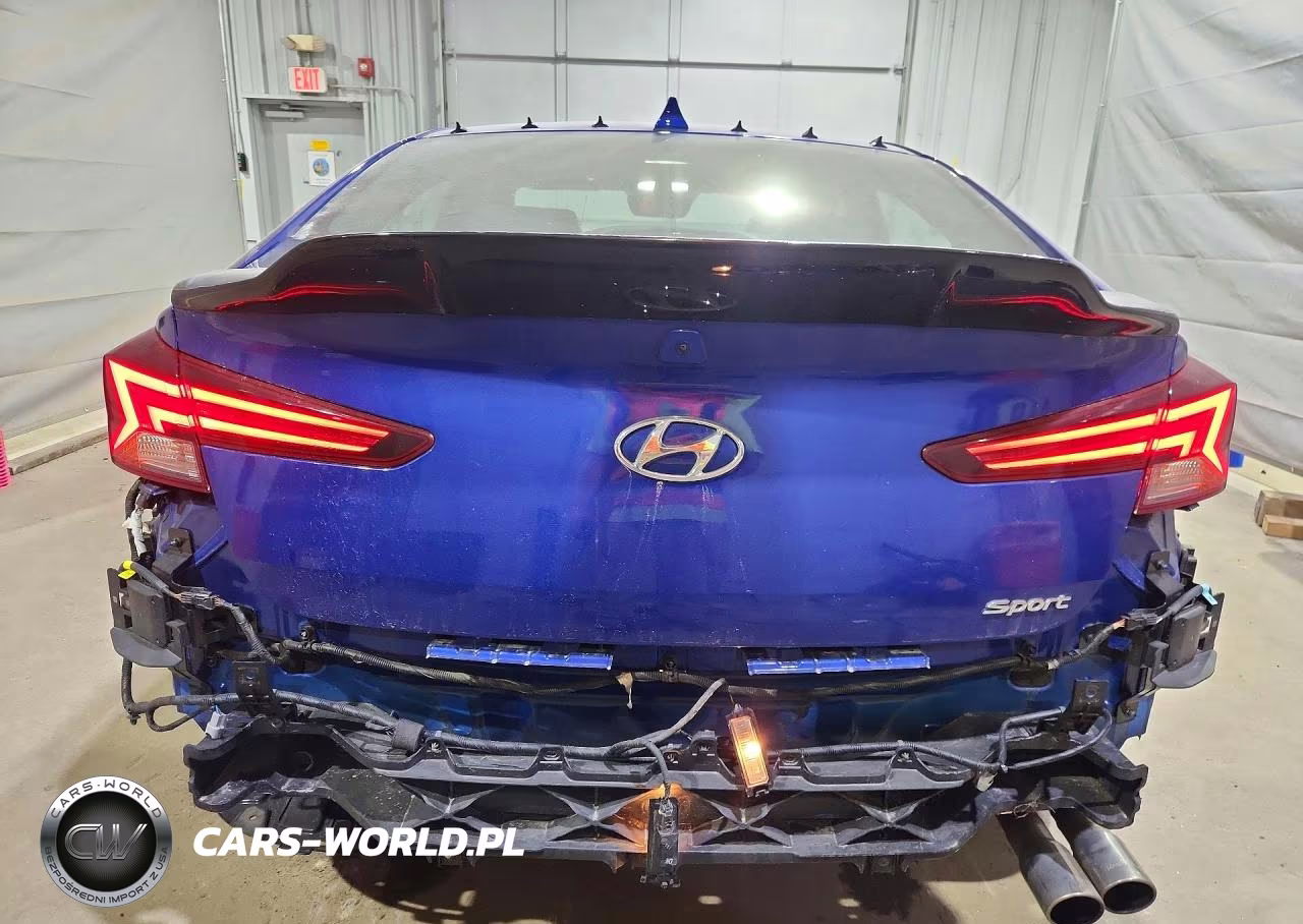2020 Hyundai Elantra Sport VIN:KMHD04LBXLU070331 - 6