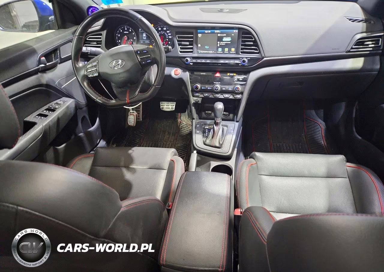 2020 Hyundai Elantra Sport VIN:KMHD04LBXLU070331 - 8