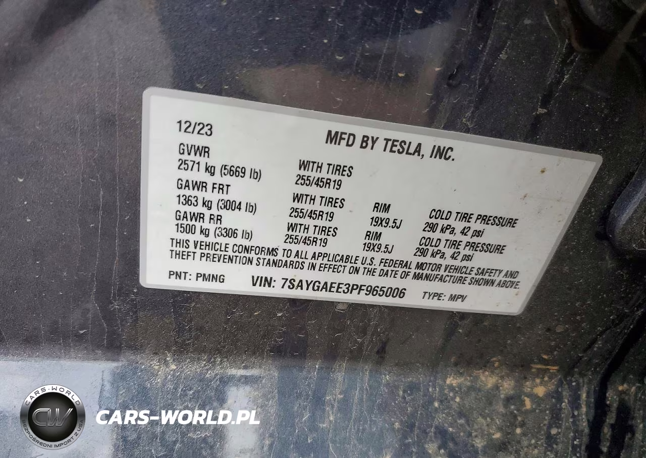 2023 Tesla Model Y VIN:7SAYGAEE3PF965006 - 12