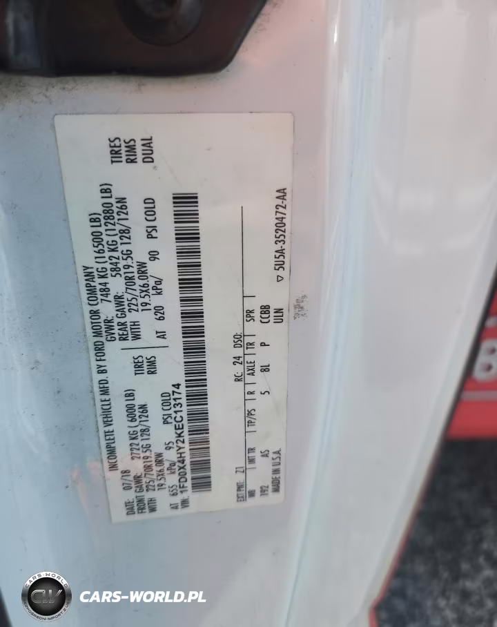 2019 Ford F450 Super - Semi Truck VIN:1FD0X4HY2KEC13174 - 12