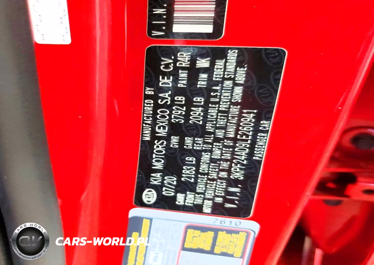 2020 Kia Forte Lxs VIN:3KPF24AD9LE260941 - 13