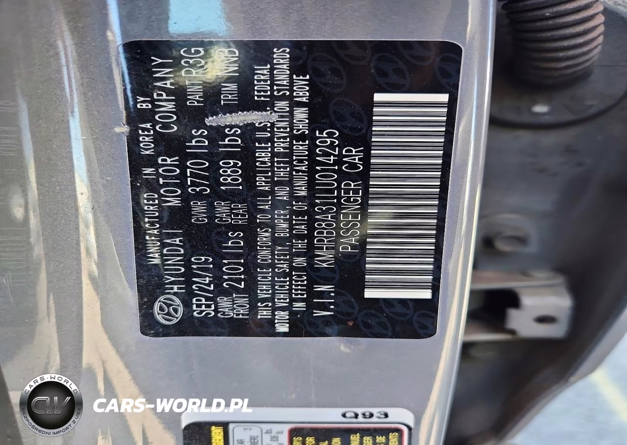 2020 Hyundai Venue Se VIN:KMHRB8A31LU014295 - 12