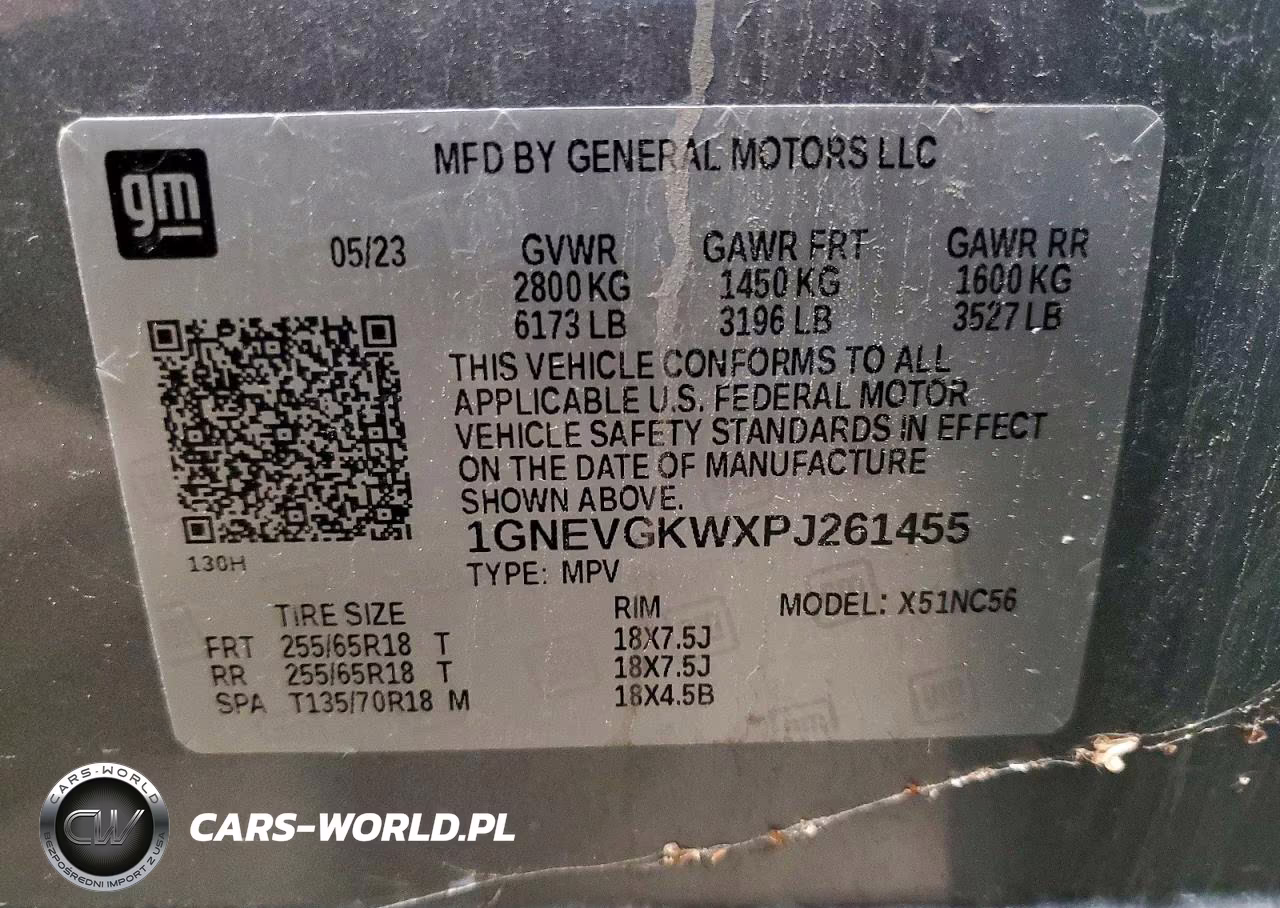 2023 Chevrolet Traverse Lt VIN:1GNEVGKWXPJ261455 - 13