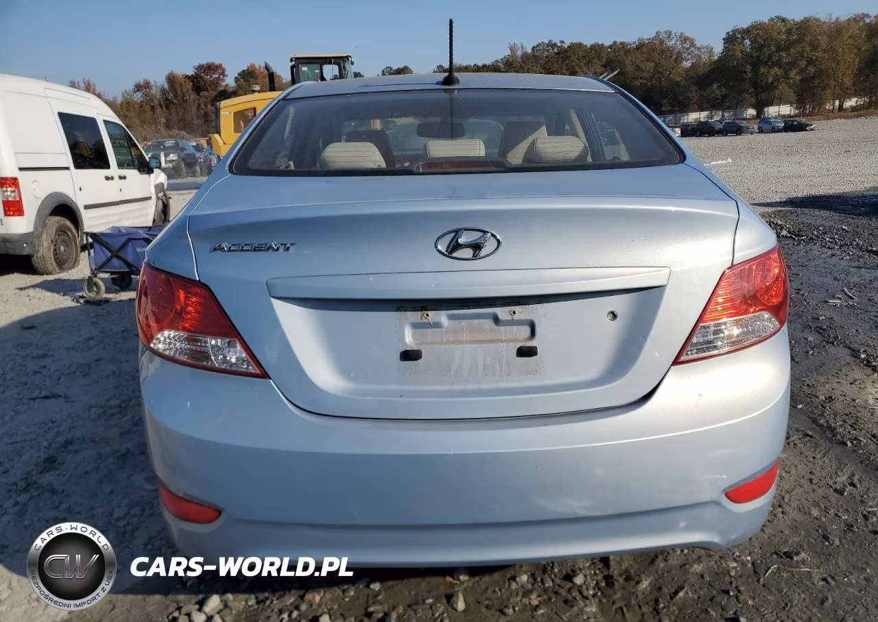 2013 Hyundai Accent Gls VIN:KMHCU4AE1DU320313 - 12