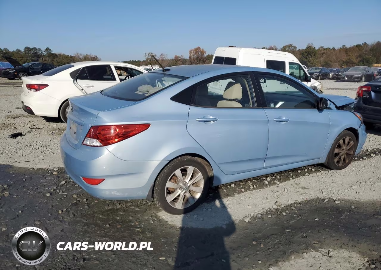 2013 Hyundai Accent Gls VIN:KMHCU4AE1DU320313 - 6