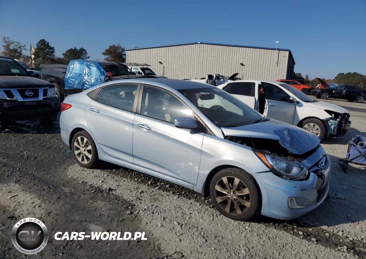 2013 Hyundai Accent Gls VIN:KMHCU4AE1DU320313 - 7