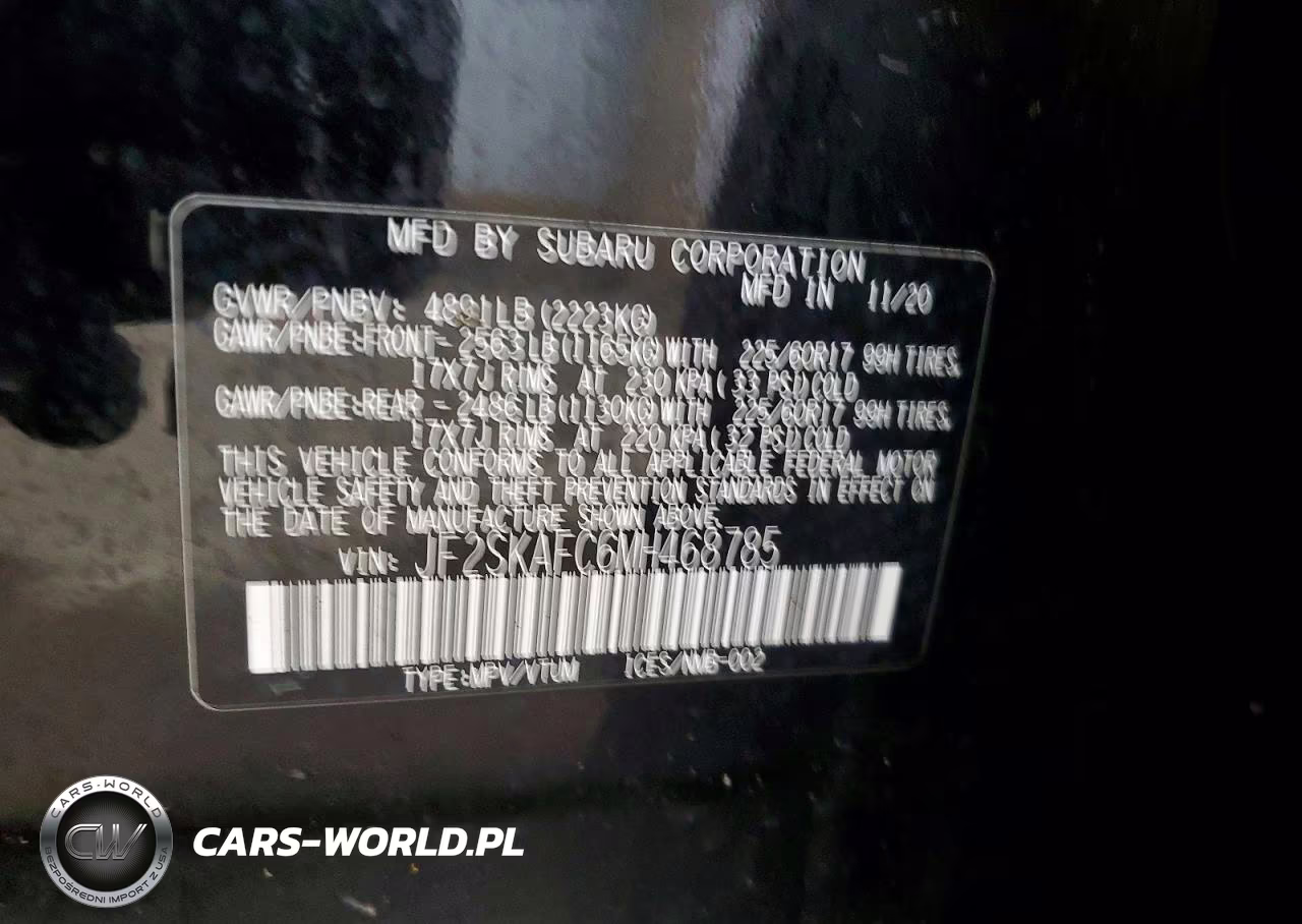 2021 Subaru Forester Premium VIN:JF2SKAFC6MH468785 - 13