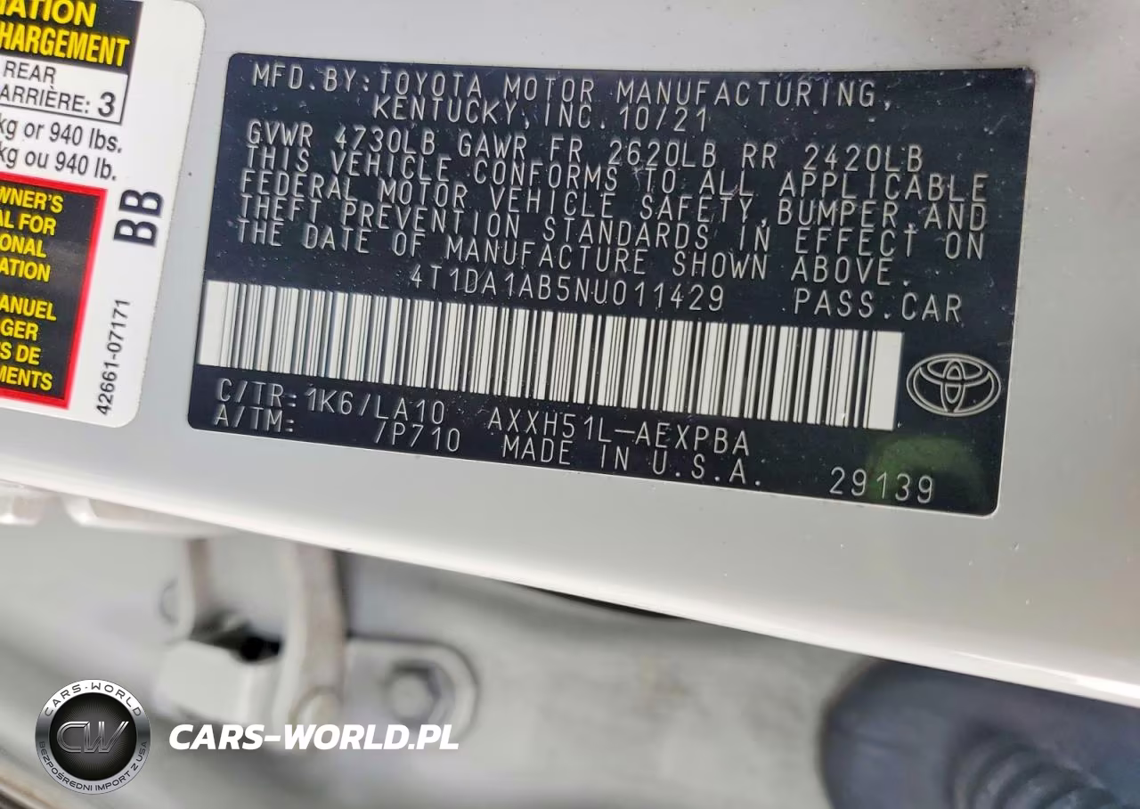 2022 Toyota Avalon Limited VIN:4T1DA1AB5NU011429 - 12