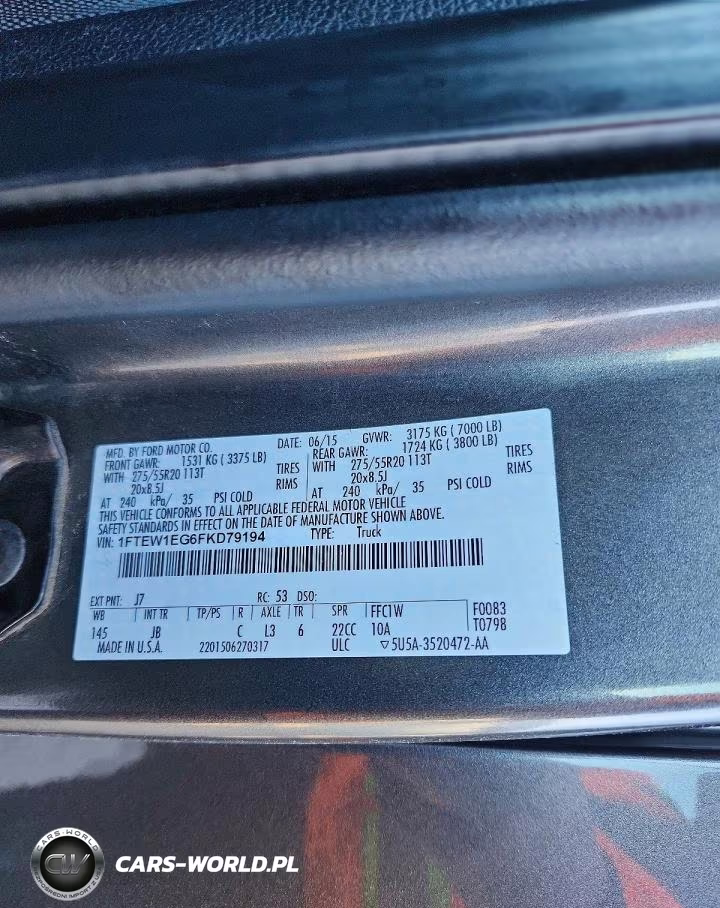 2015 Ford F150 Supercrew VIN:1FTEW1EG6FKD79194 - 12