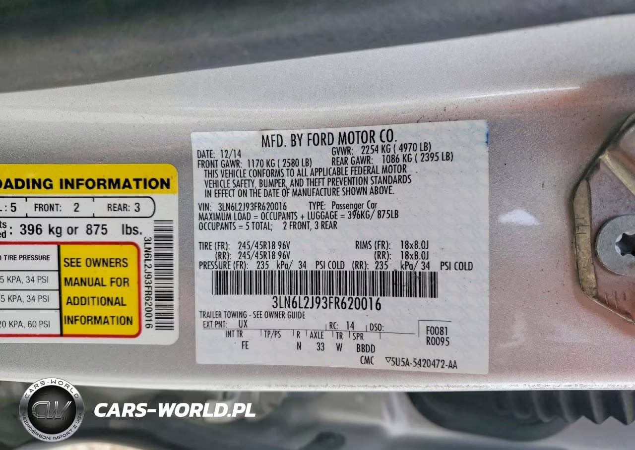 2015 Lincoln Mkz VIN:3LN6L2J93FR620016 - 12