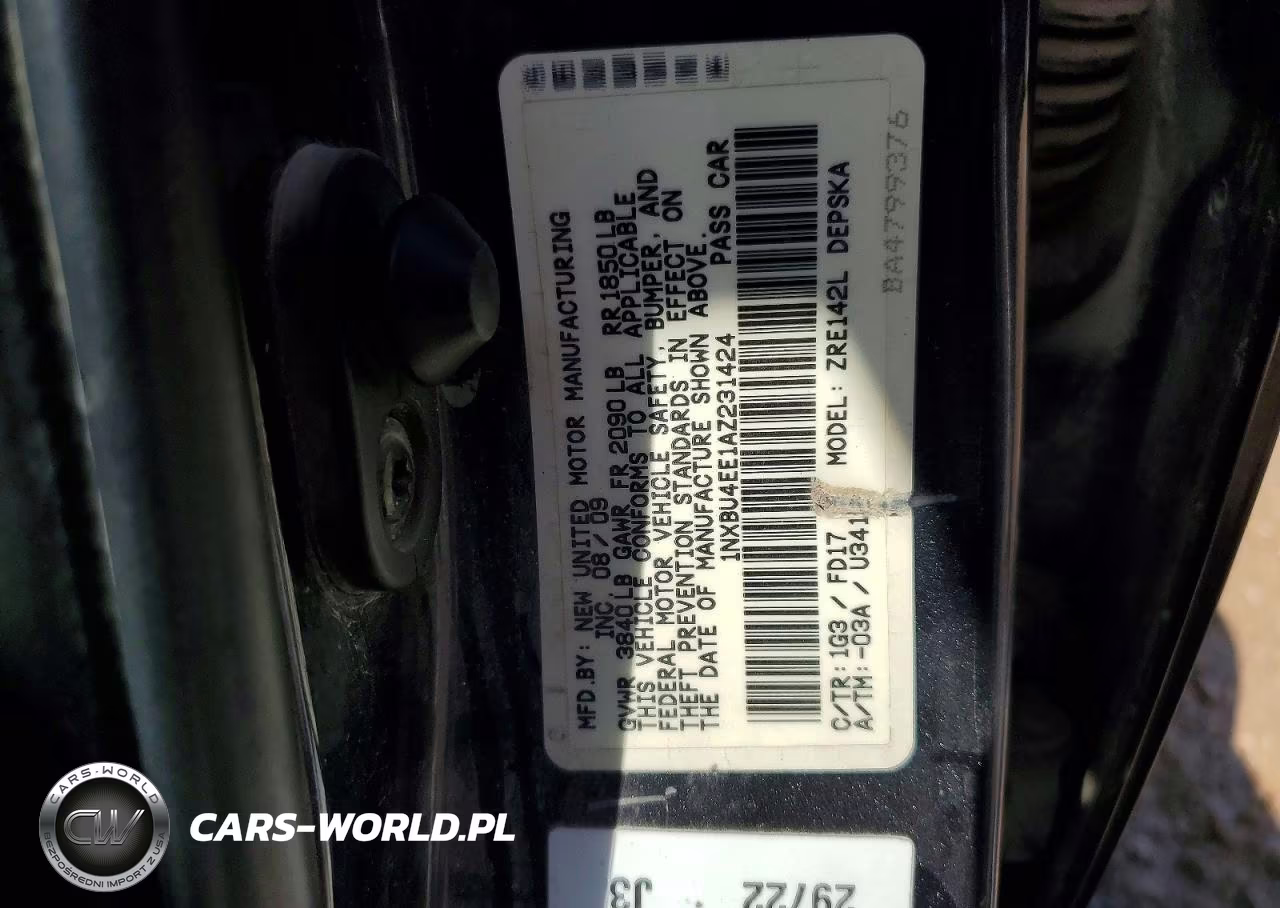 2010 Toyota Corolla S VIN:1NXBU4EE1AZ231424 - 12